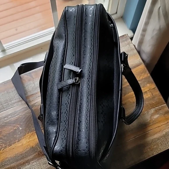 Coach Heritage Signature Embossed PVC Commuter - Picture 10 of 16